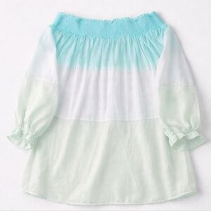 Gypsy 05 Blue and White Ombre Blouse